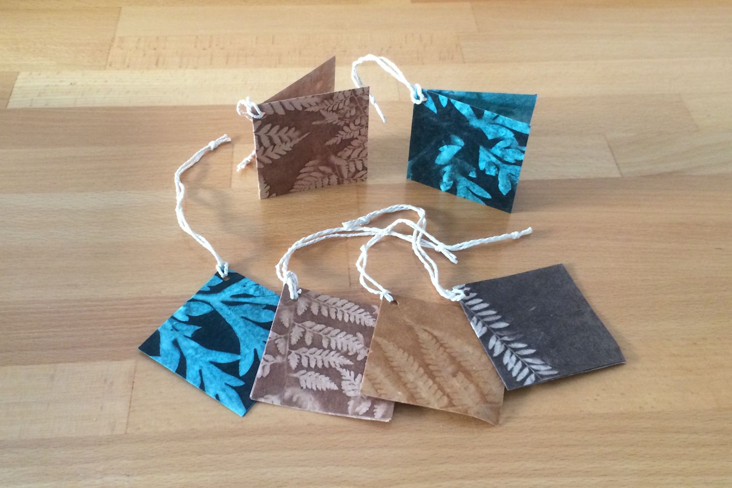 Fair Trade Botanical Fern, Leaf and Frond Gift Tags