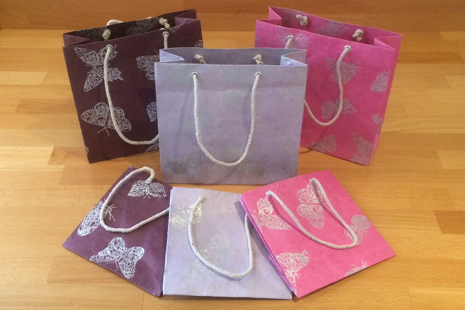 Fair Trade Butterfly Gift Bags