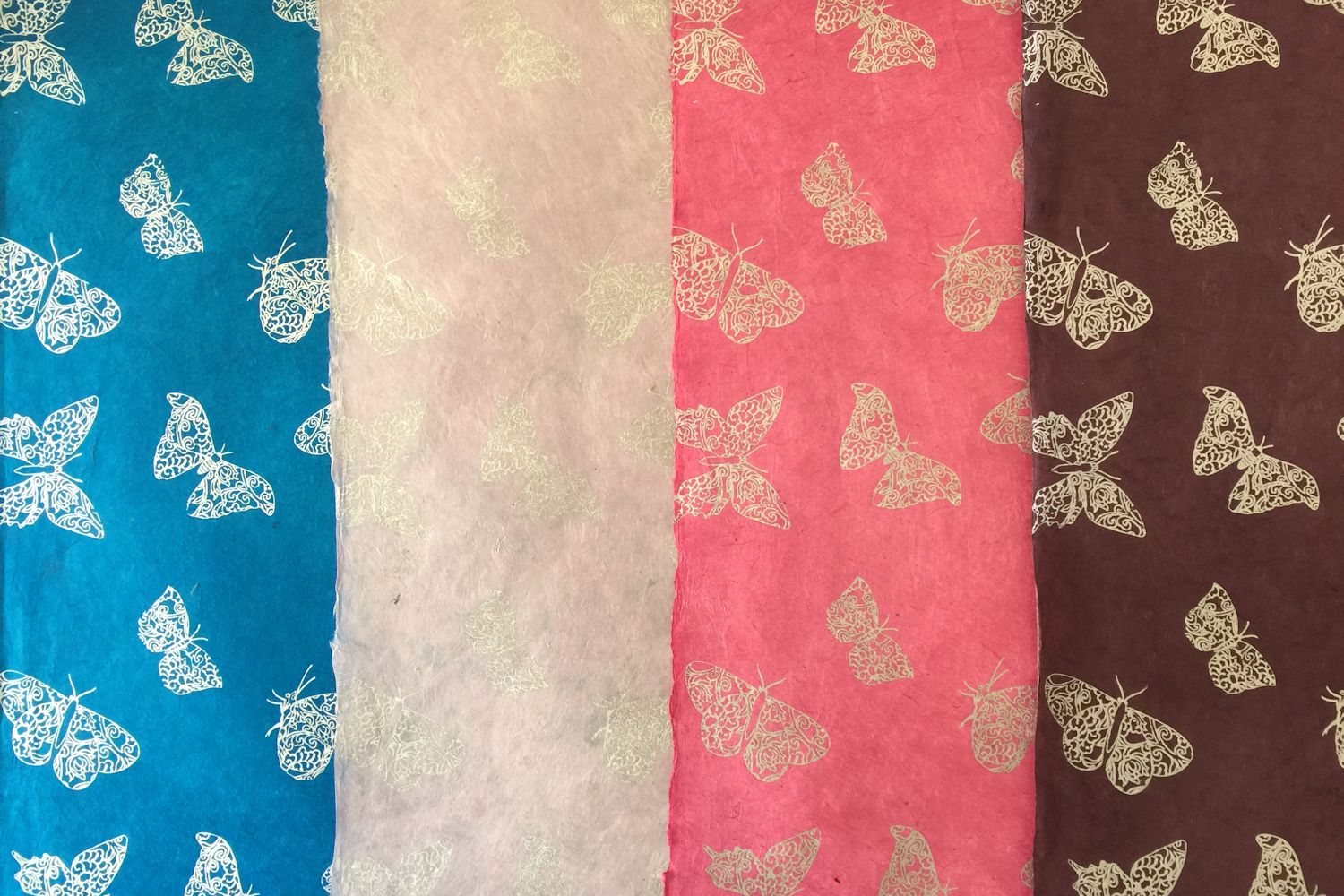 Fair Trade Butterfly Gift Wrap - Sample Sheets