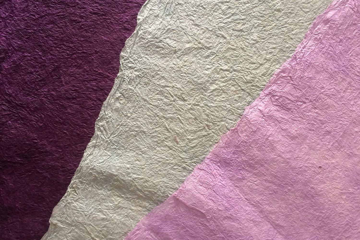 Fair Trade Textured Crinkle Dyed Lokta Paper