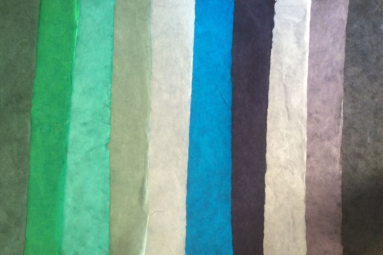 Fair Trade Plain Dyed Gift Wrap - Sample Sheets