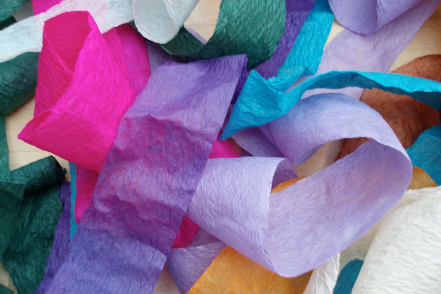 Fair Trade Lokta Paper Ribbon - Samples