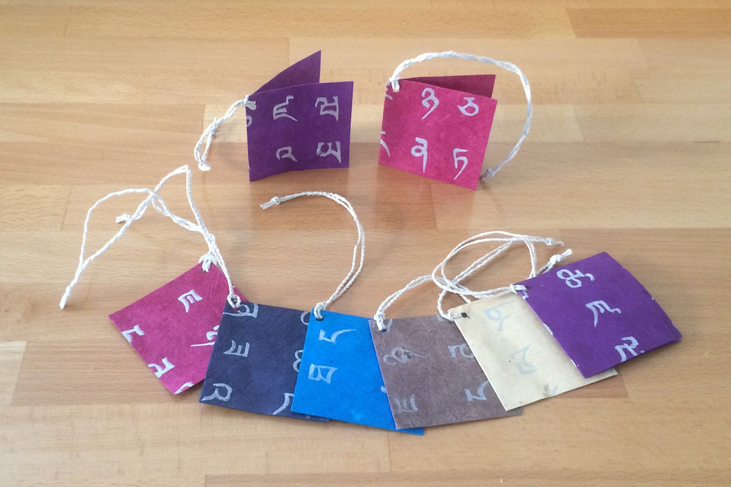 Fair Trade Tibetan Alphabet Gift Tags