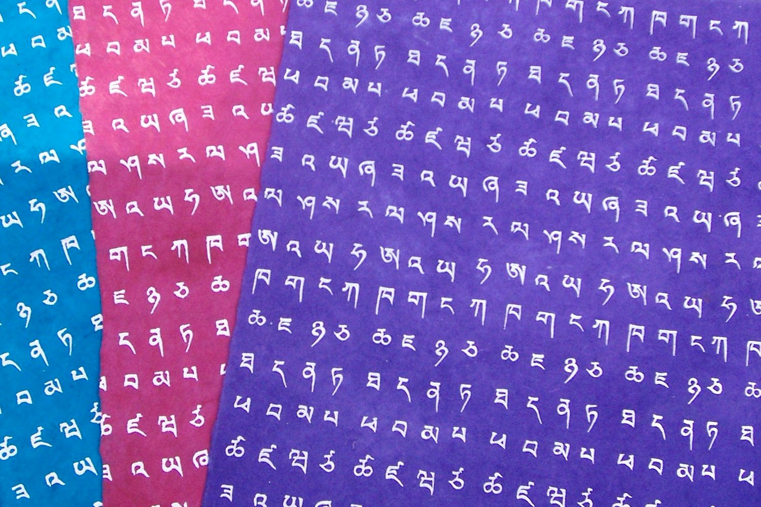 Fair Trade Tibetan Alphabet Gift Wrap