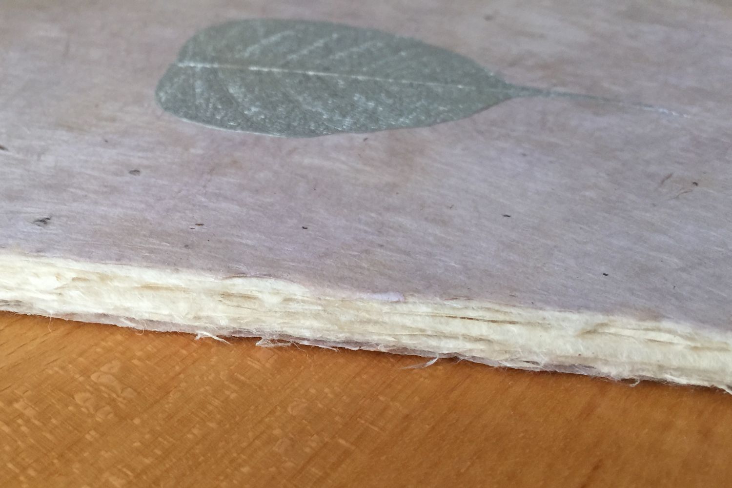 Fair Trade Lokta Softback Notebook - Product Feature - Natural rough lokta paper edges